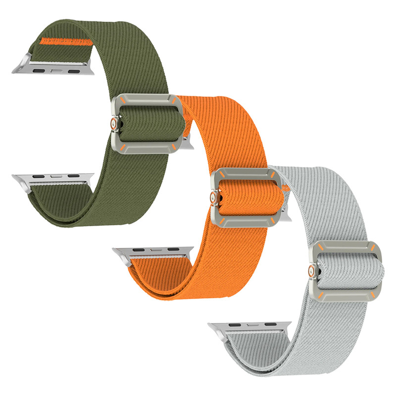 بند اسپریگ مدل Fabric Elastic مناسب برای اپل واچ 44 mm سری SE