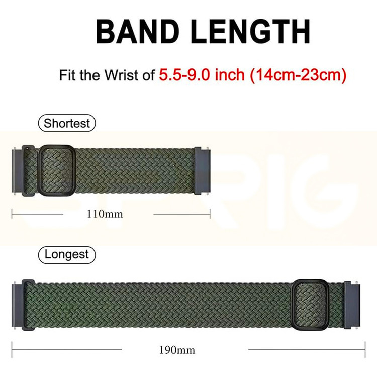 بند اسپریگ مدل favorite-1 TW مناسب برای ساعت هوشمند شیائومی سایز 22 میلی متری Redmi Watch 5 Active / Watch 5 Lite مجموعه 3 عددی