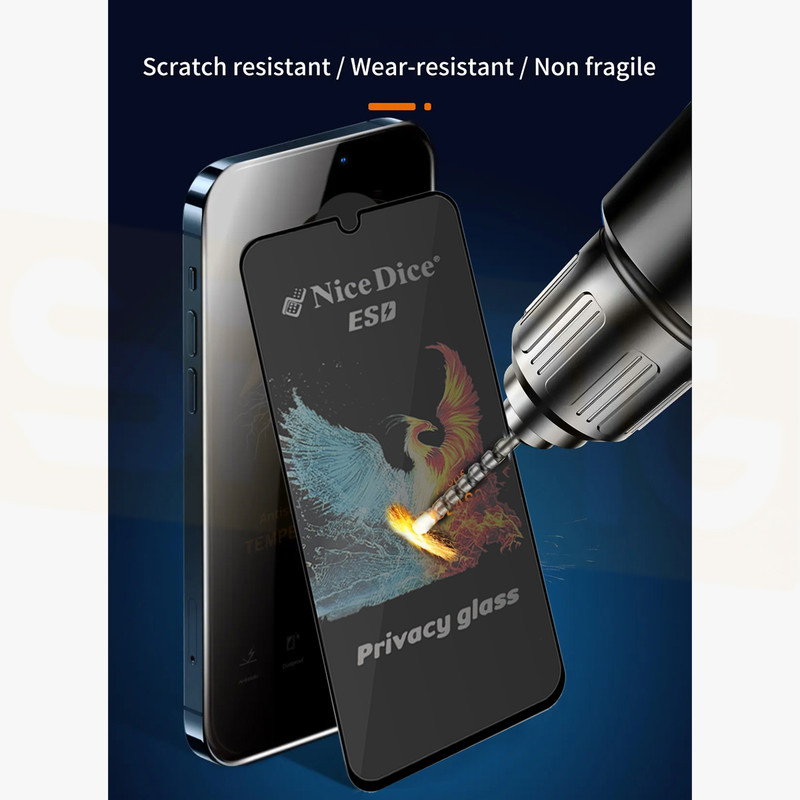 محافظ صفحه نمایش حریم شخصی اسپریگ مدل PRV_NICED مناسب برای گوشی موبایل سامسونگ Galaxy F12 / F04 4G / A04e بسته دو عددی