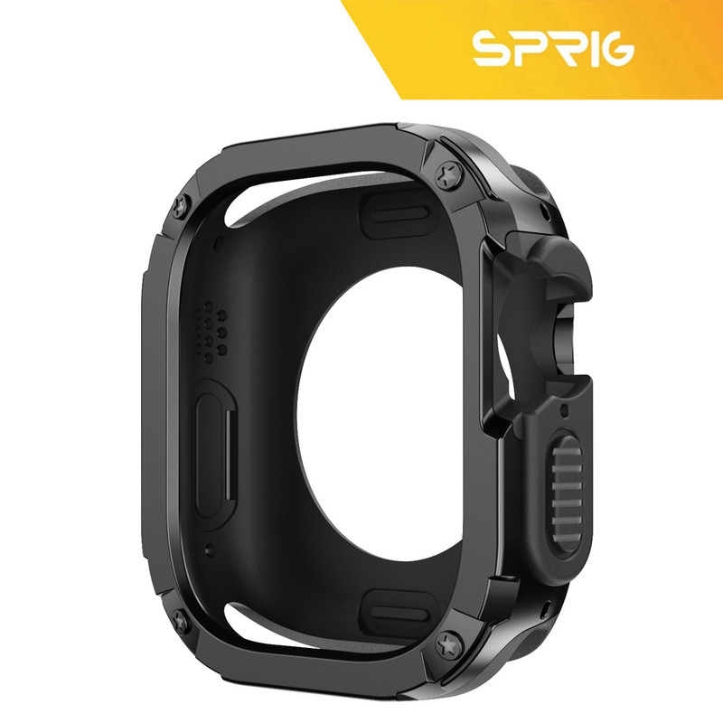 کاور اسپریگ مدل ShockProof-GU مناسب برای اپل واچ 44/45 میلی متری سری 4/5/6/7/8/9/SE/SE2/SE3