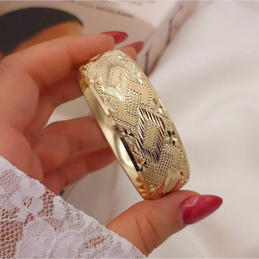 تکپوش پهن رنگ ثابت طرح طلا برند طلاروس اصل