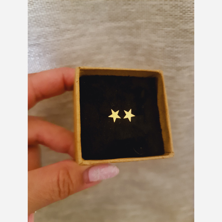 گوشواره طلا طرح ستاره