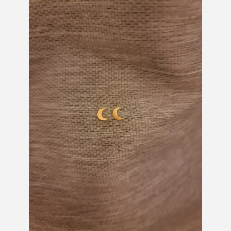 گوشواره طلا طرح ماه