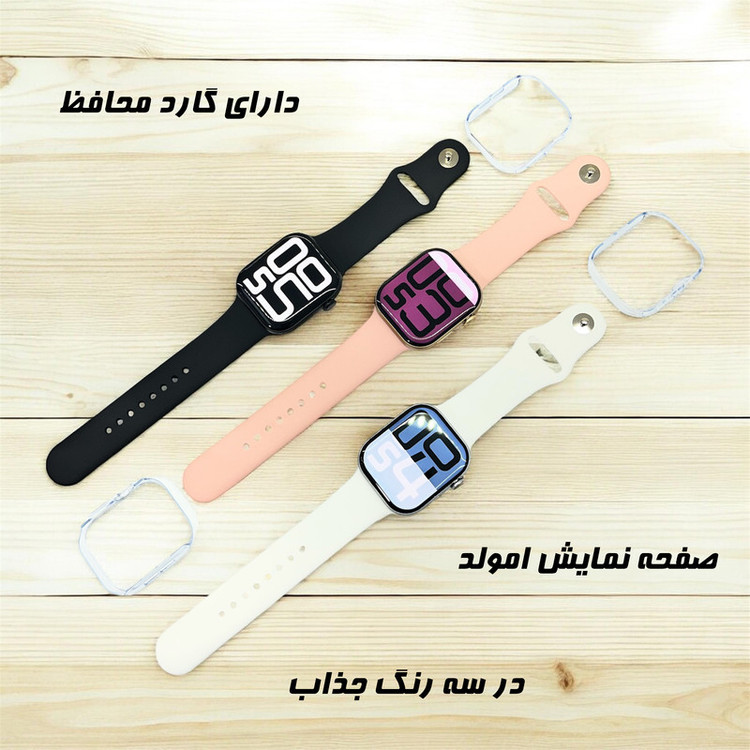 ساعت هوشمند 49 میلیمتری میکروویر مدل Watch11X با بند سیلیکونی