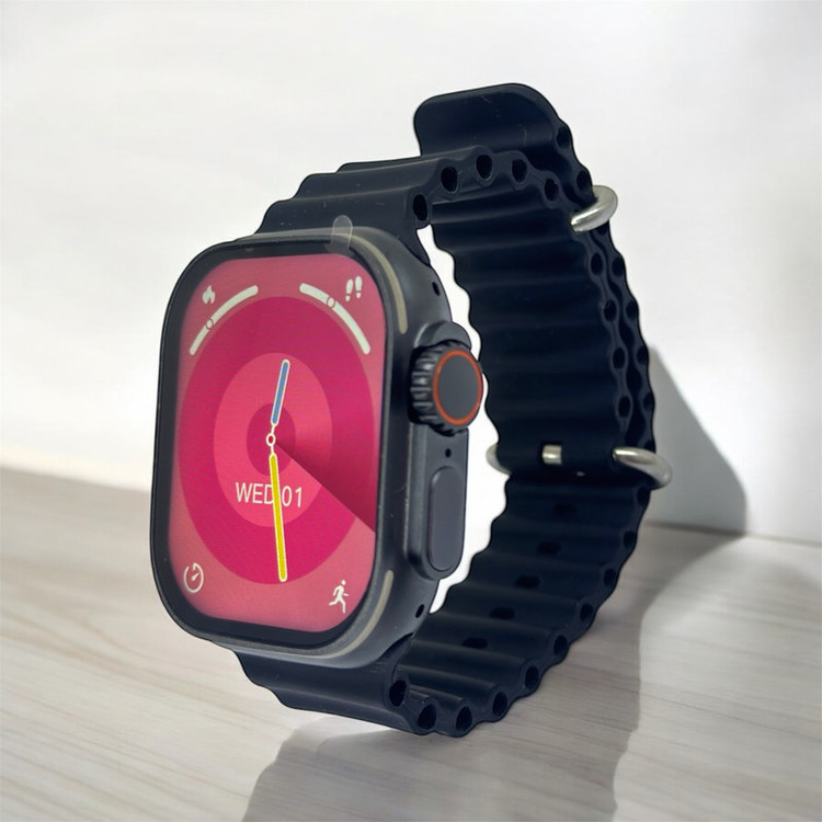 ساعت هوشمند 49 میلی متری میکروویر مدل W69-Watch Ultra بند سیلیکونی