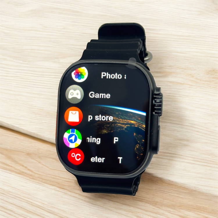 ساعت هوشمند 49 میلی متری میکروویر مدل W69-Watch Ultra بند سیلیکونی