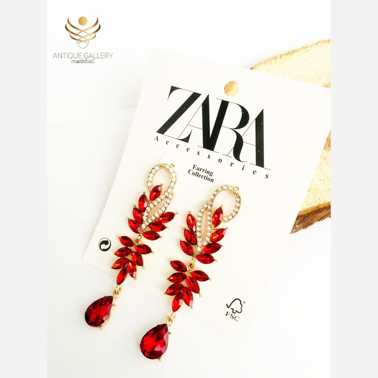 گوشواره برند zara گوشواره زنانه گوشواره مجلسی