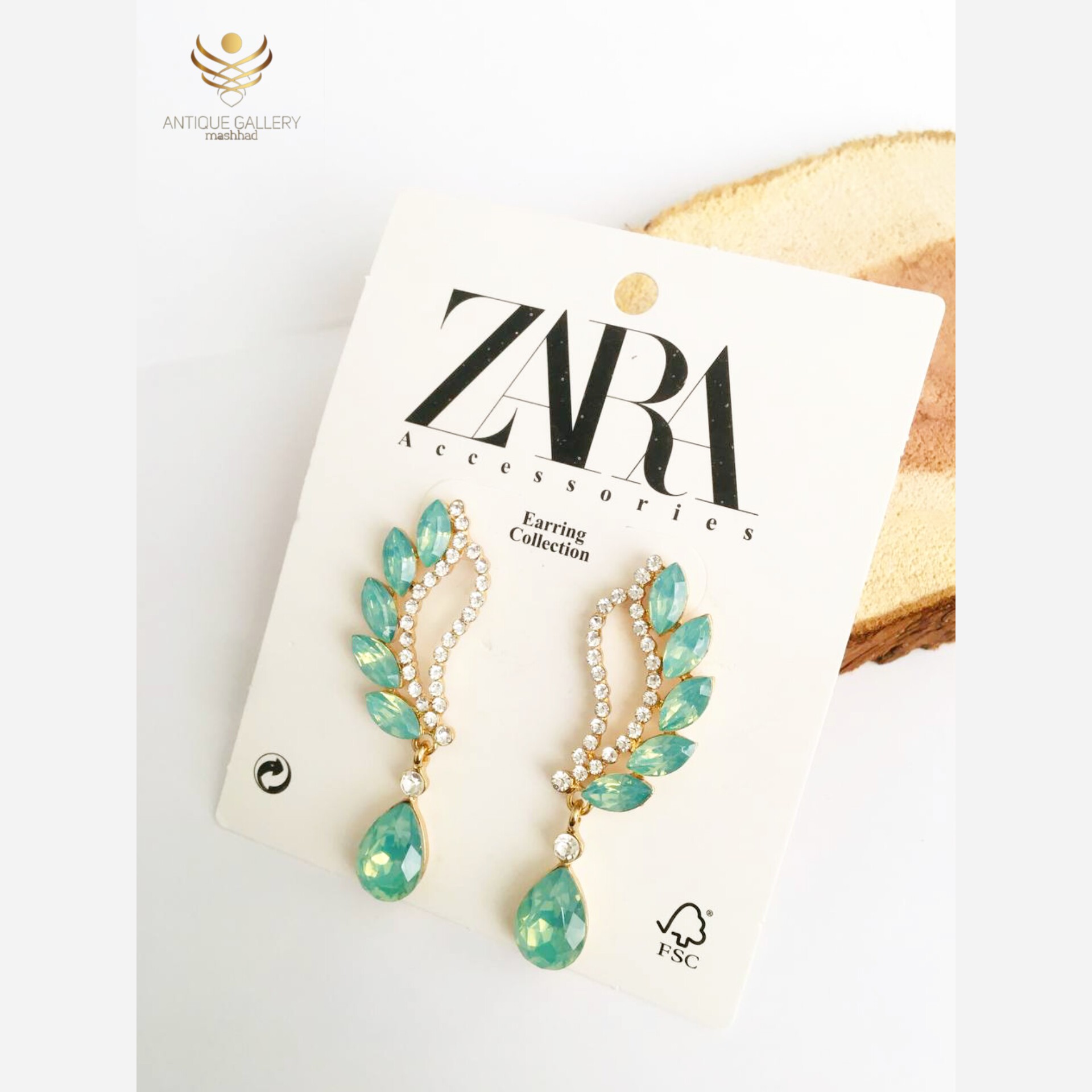 گوشواره برند zara    گوشواره زنانه   گوشواره مجلسی