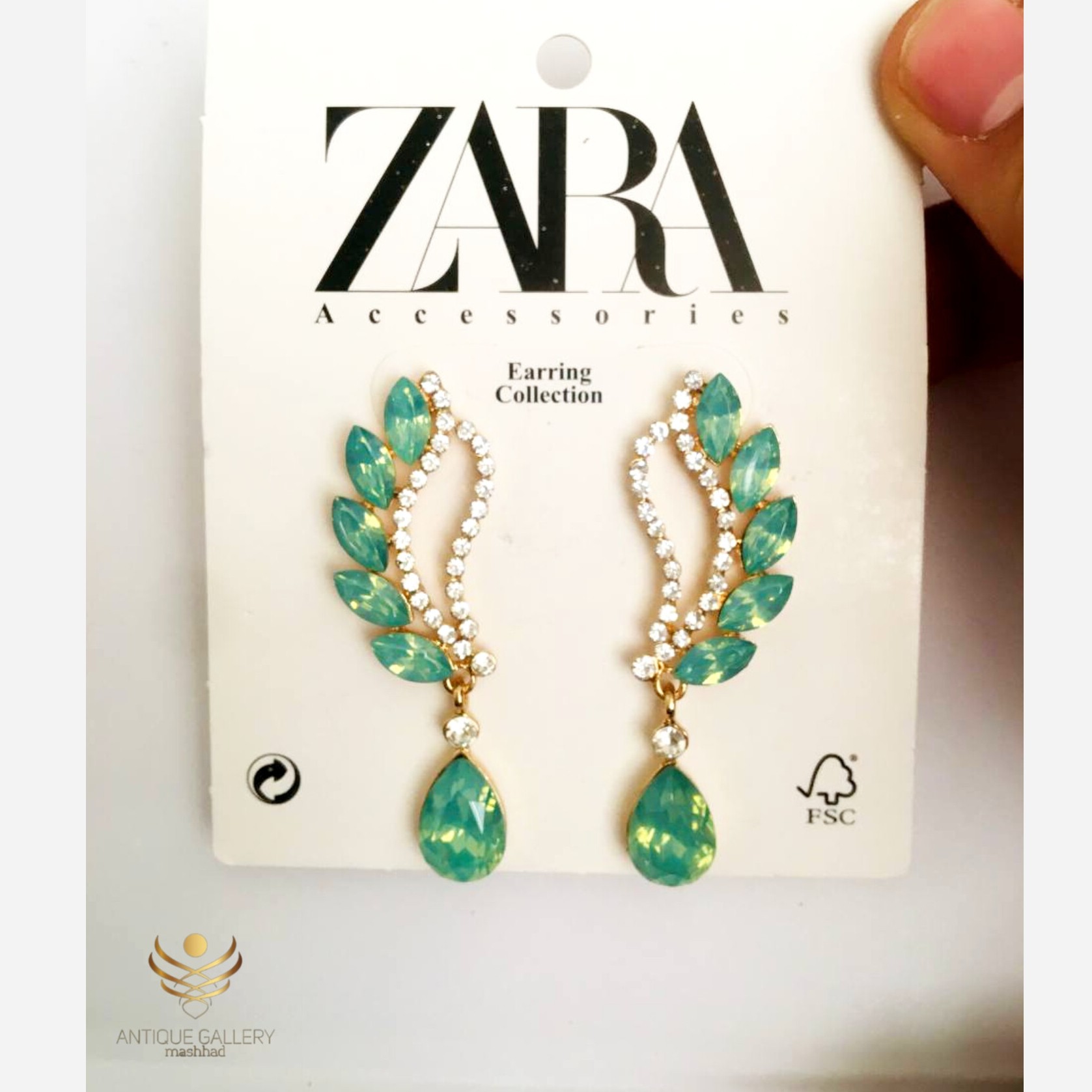 گوشواره برند zara گوشواره زنانه گوشواره مجلسی