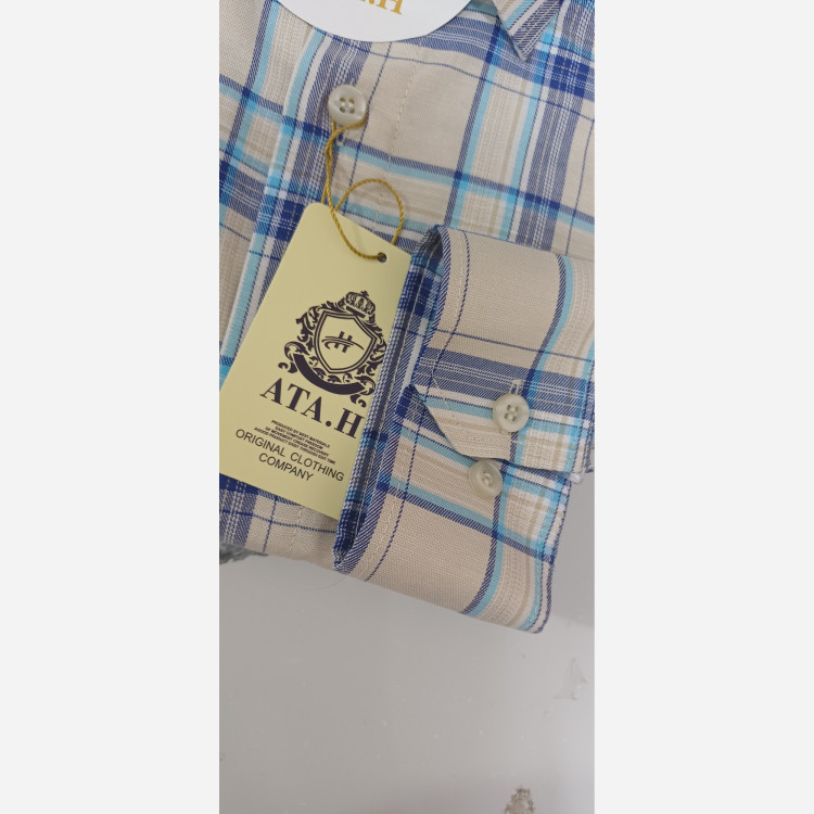پیراهن مردانه چهارخونه درجه یک کد210