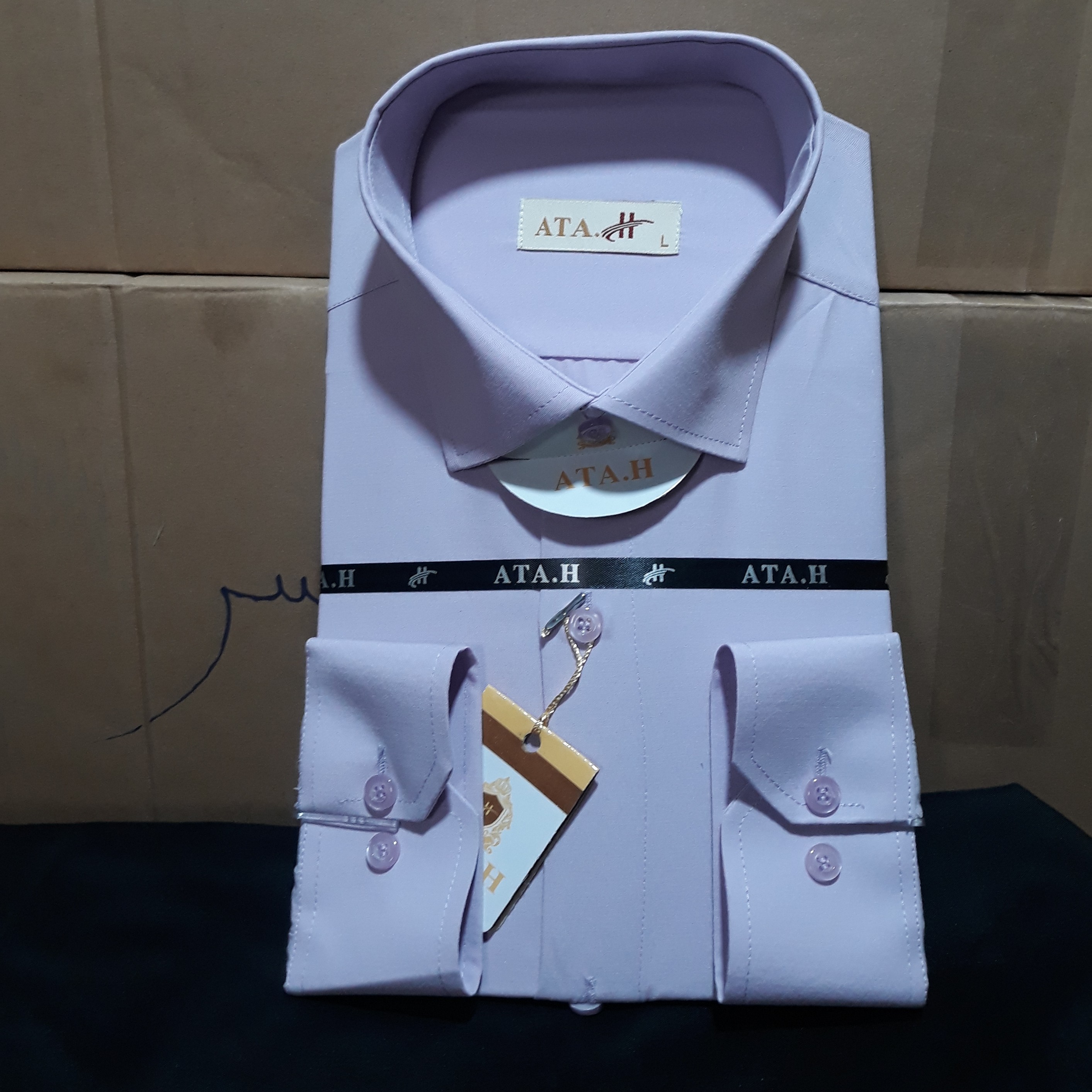 پیراهن جعبه ای مردانه یاسی 2