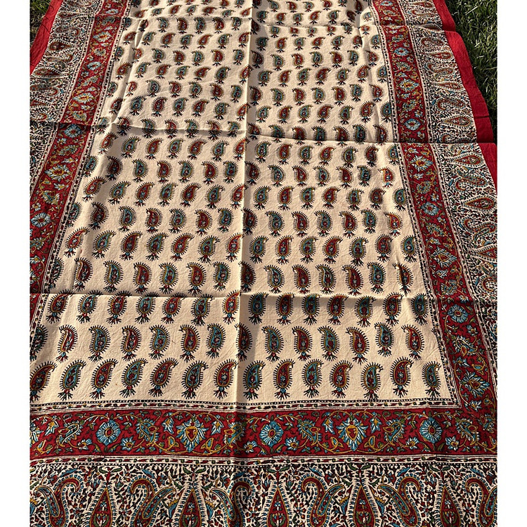 رومیزی قلمکار 4 نفره طرح ناروَن کیفیت اعلا