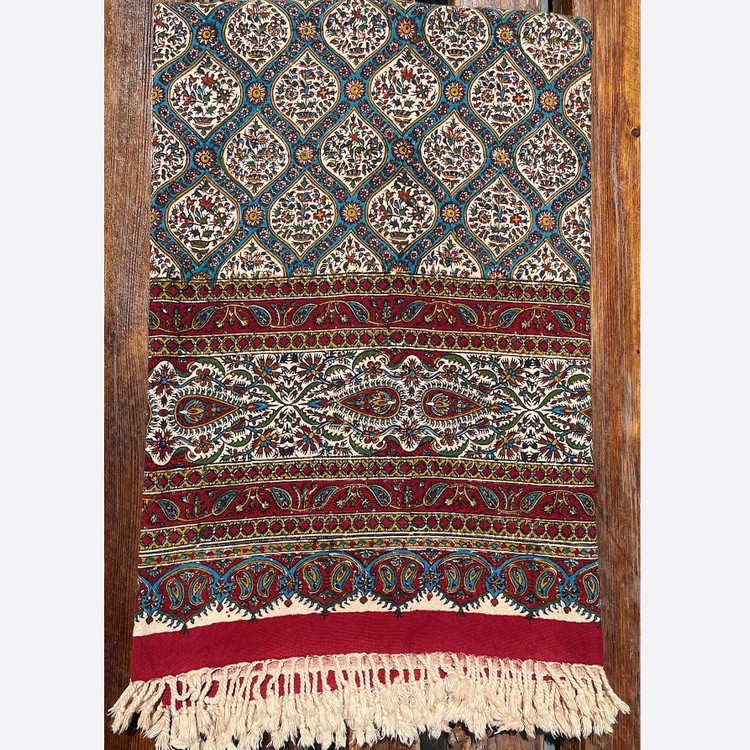 رومیزی قلمکار 8 نفره طرح گنبد سایز 160-240