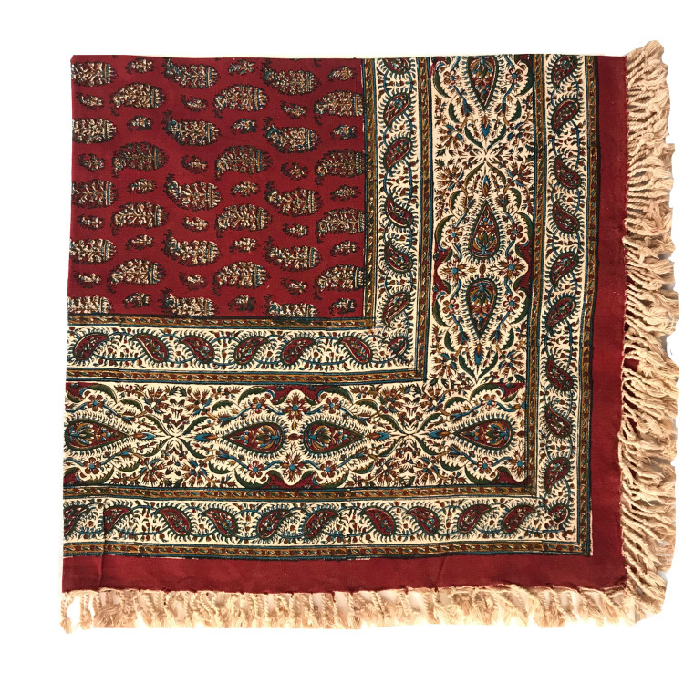رومیزی قلمکار اعلا سایز یک متری مجموعه 20 عددی (پس کرایه)