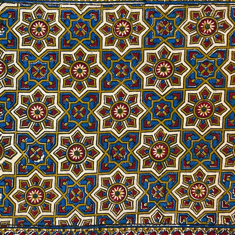 رومیزی قلمکار سایز 40 سانتی طرح خاتم