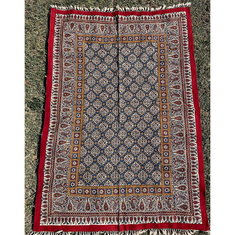 رومیزی قلمکاری 4 نفره اعلا طرح گنبدی