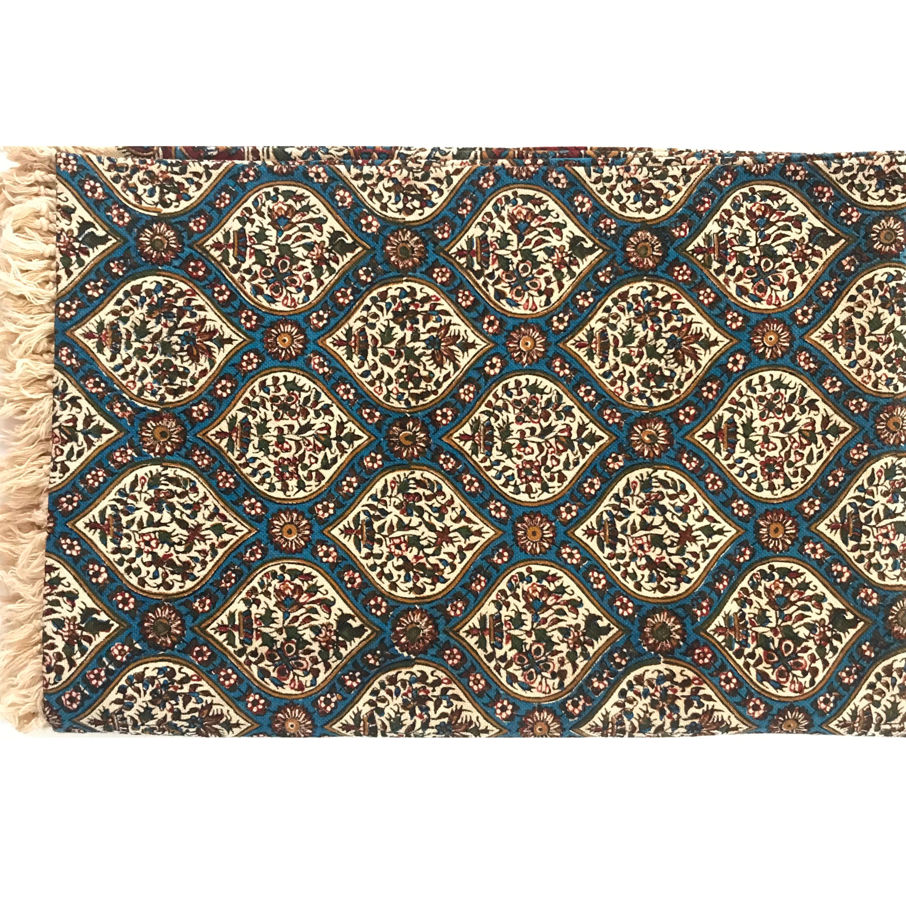 رومیزی قلمکاری 4 نفره اعلا طرح گنبدی