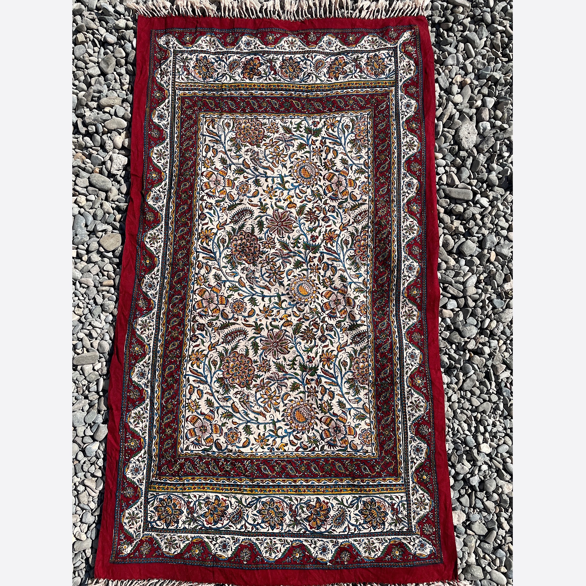 رانر قلمکار طرح گل و بته سایز 60-120