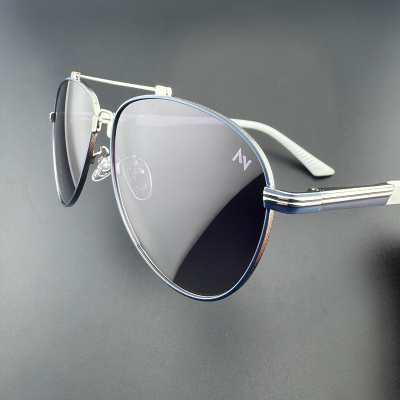 عینک آفتابی خلبانی پلاریزه آلبرت وگ مدل JS8528C05-P120 Polarized Flex
