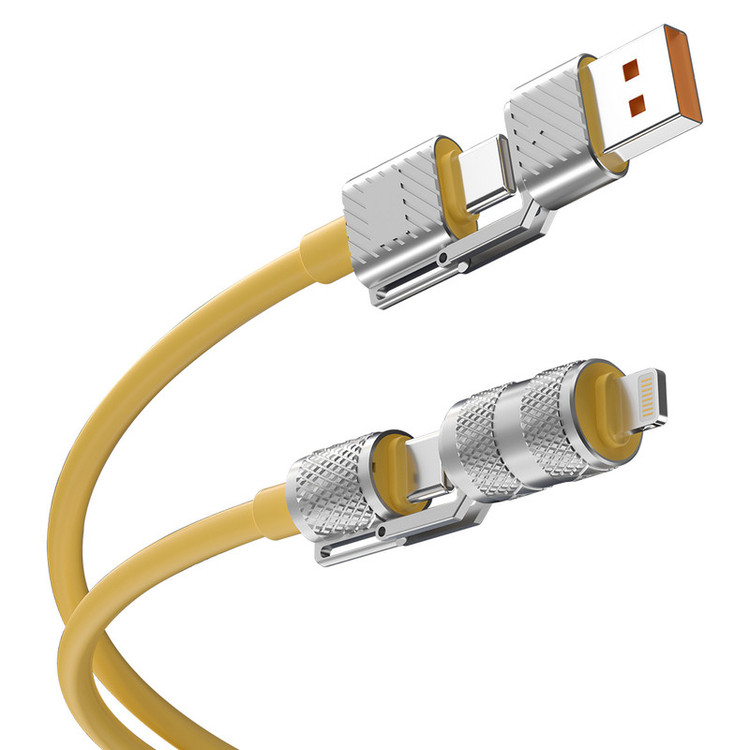 کابل تبدیل USB/USB-C به لایتنینگ/USB-C تسکو مدل GCA 240W طول 1.2 متر