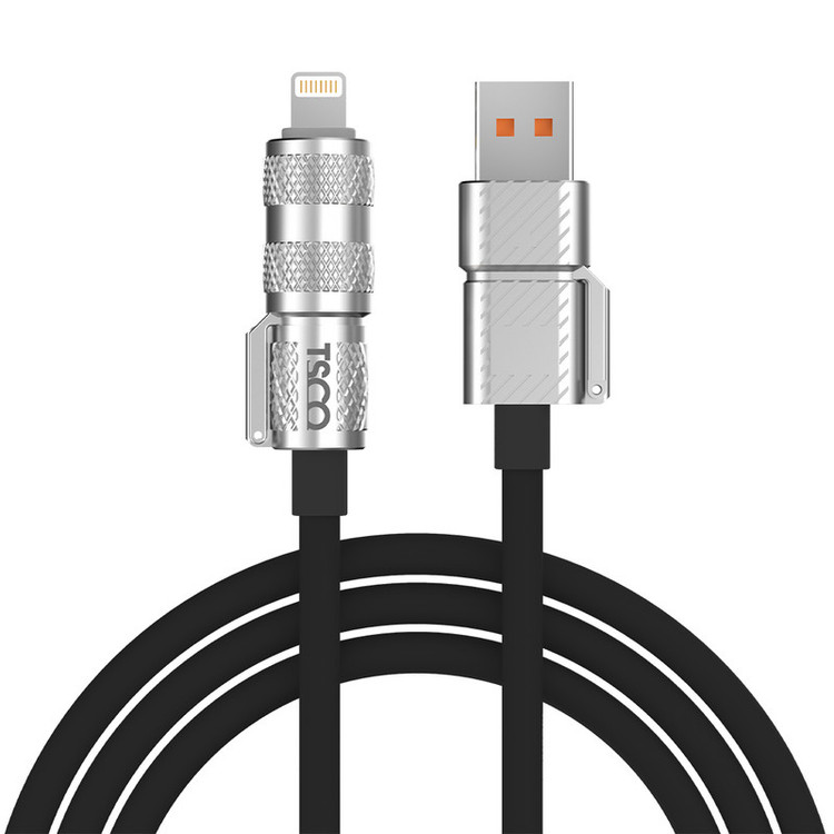 کابل تبدیل USB/USB-C به لایتنینگ/USB-C تسکو مدل GCA 240W طول 1.2 متر