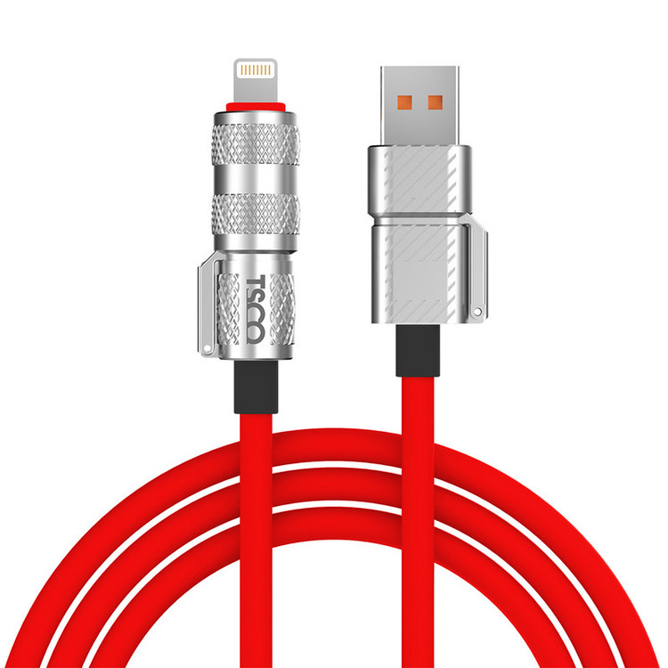 کابل تبدیل USB/USB-C به لایتنینگ/USB-C تسکو مدل GCA 240W طول 1.2 متر