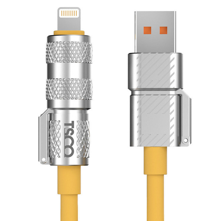 کابل تبدیل USB/USB-C به لایتنینگ/USB-C تسکو مدل GCA 240W طول 1.2 متر