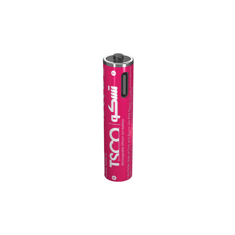 باتری نیمقلمی شارژی تسکو مدل TBL10 با درگاه USB-C به همراه کابل شارژ با ظرفیت (220mAh) بسته دو عددی