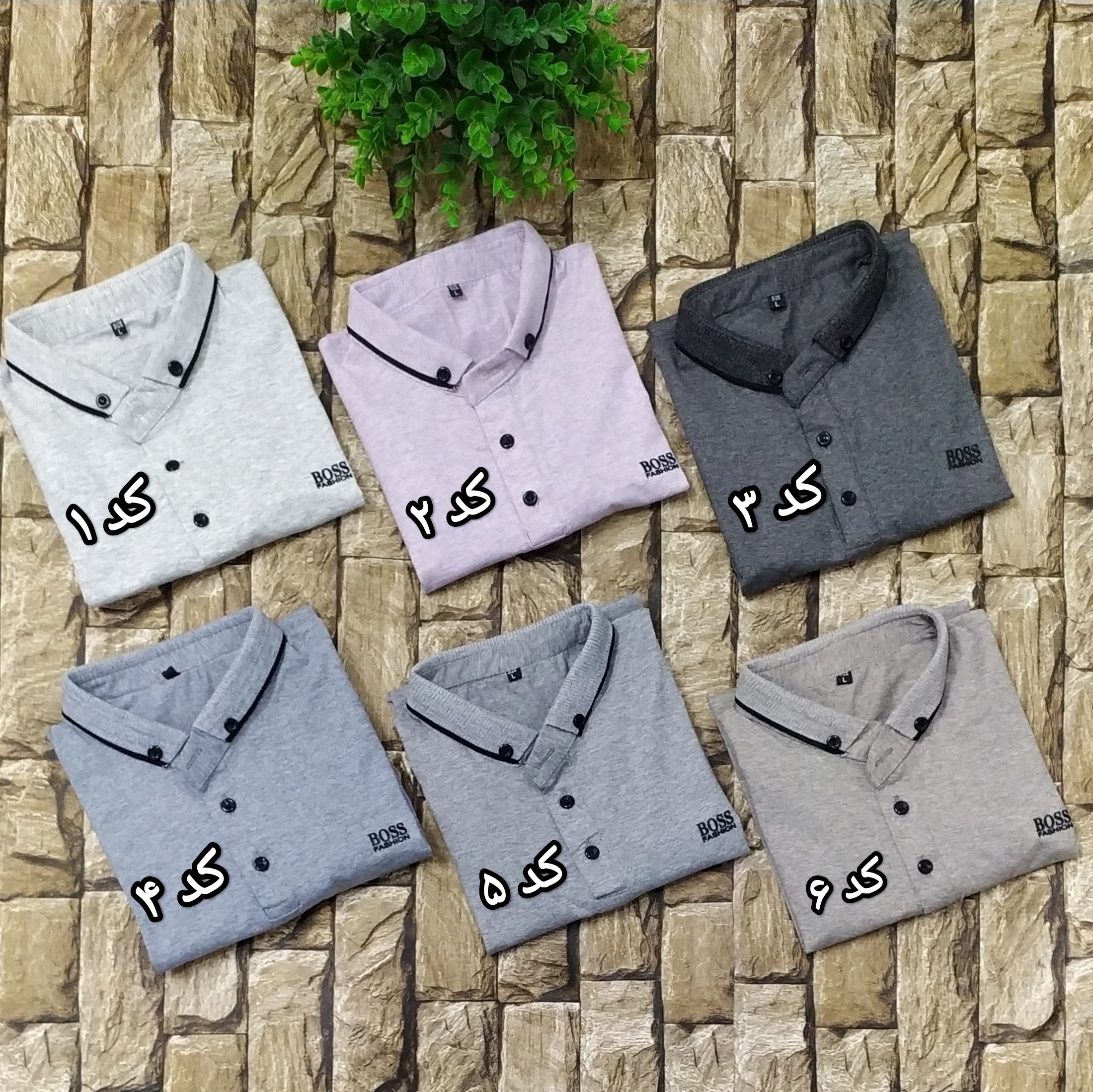 تیشرت یقه دار مردانه خوشرنگ وجذاب قواره دار سایزبندی XL 2XL 3XL 4XL