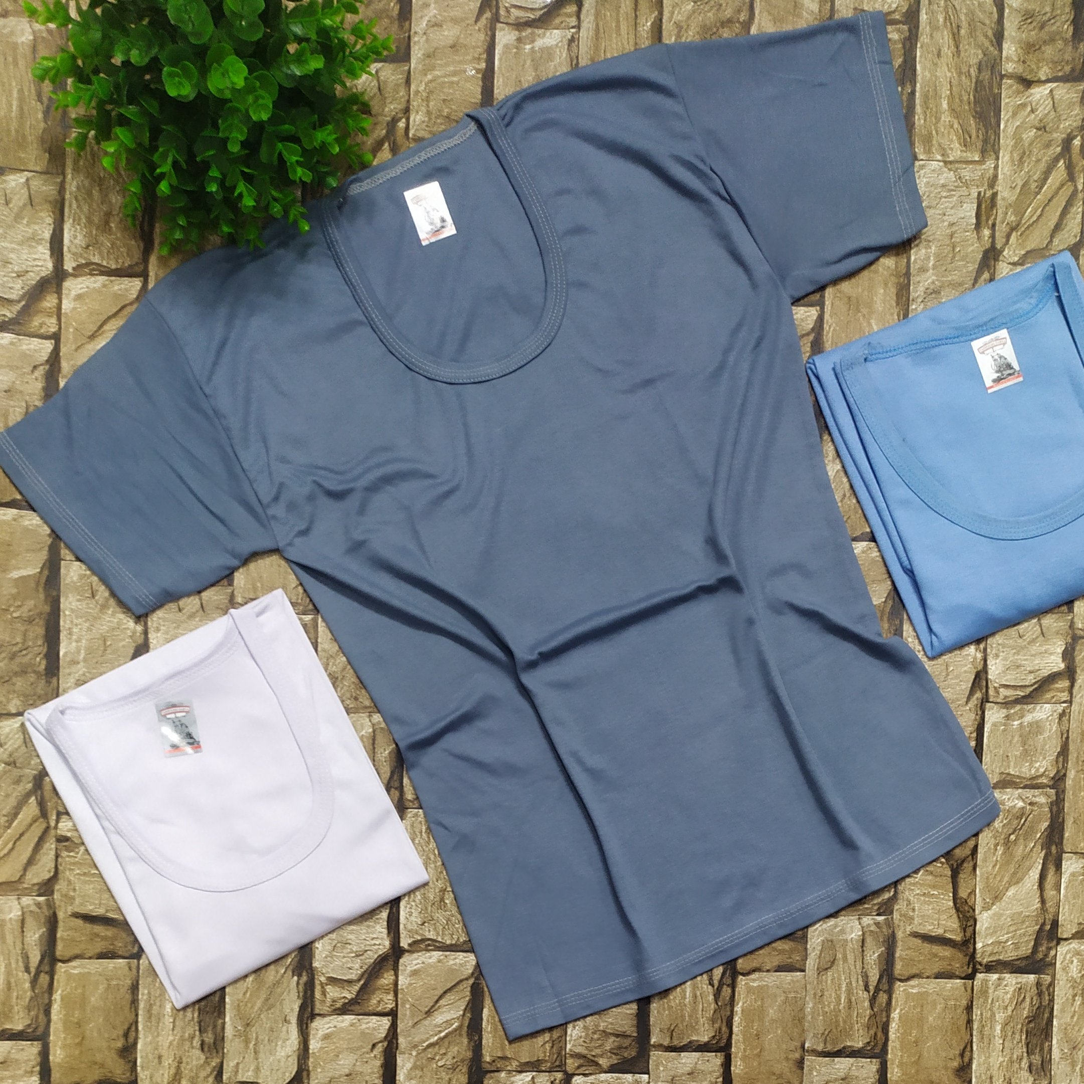 زیر پوش مردونه سایز L XL 2XL فوق العاده نرم ولطیف و جنس وکیفیت عالی پک دو عددی