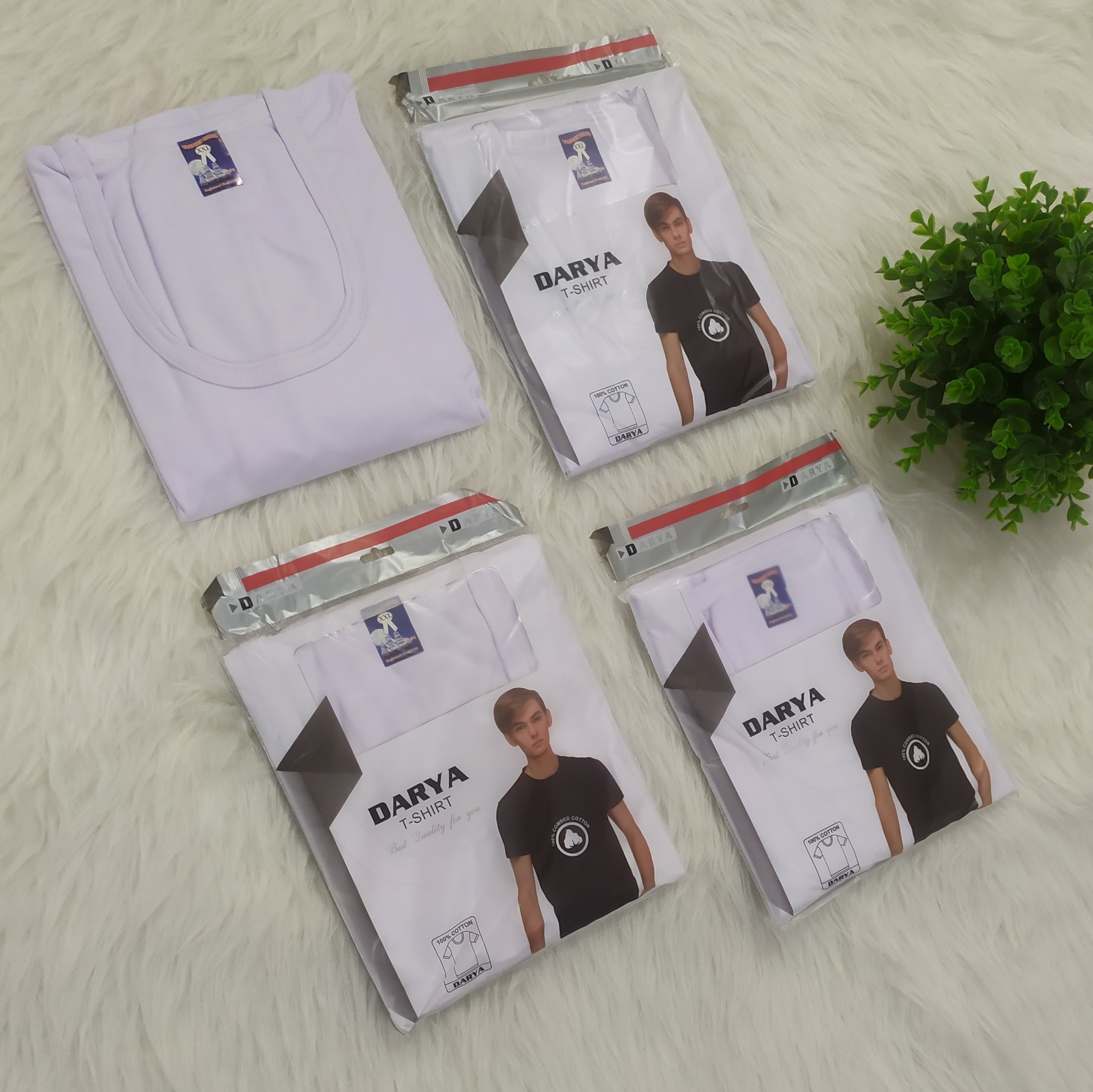 زیر پوش مردونه سایز L XL 2XL فوق العاده نرم ولطیف و جنس وکیفیت عالی پک دو عددی