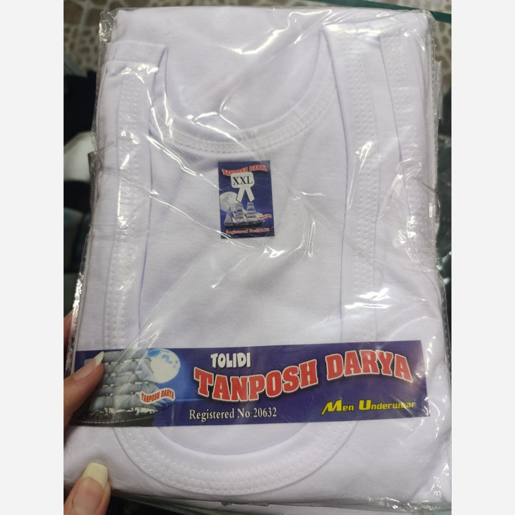 زیر پوش مردونه سایز L XL 2XL فوق العاده نرم ولطیف و جنس وکیفیت عالی پک دو عددی