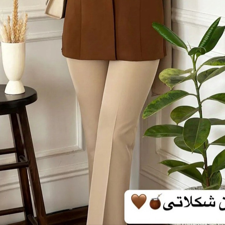 شلوار زنانه سایز36تا60 پشت کش و جیبدار