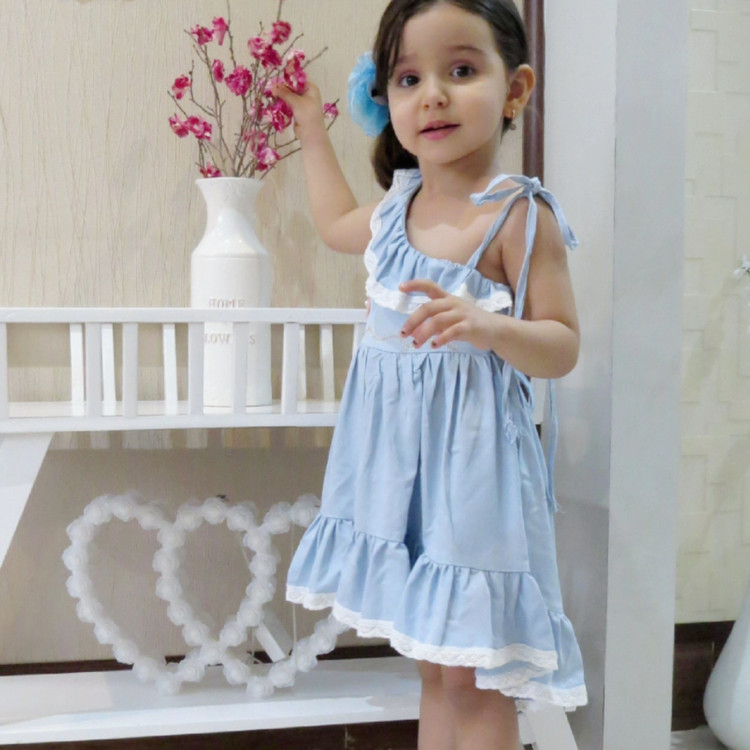 پیراهن بچگانه نخی دو تا 8سال تخفیف ویژه