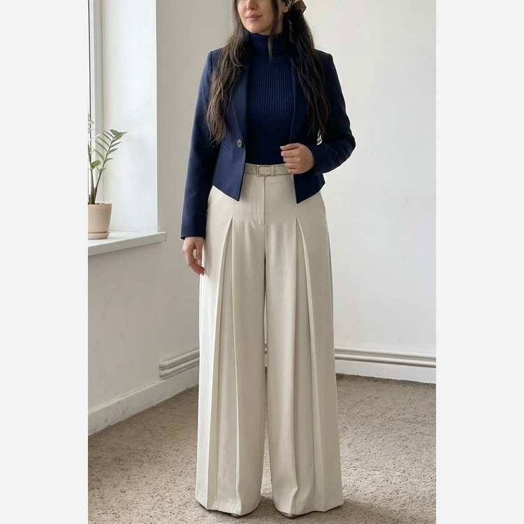 شلوار بگ سیلک جدید
