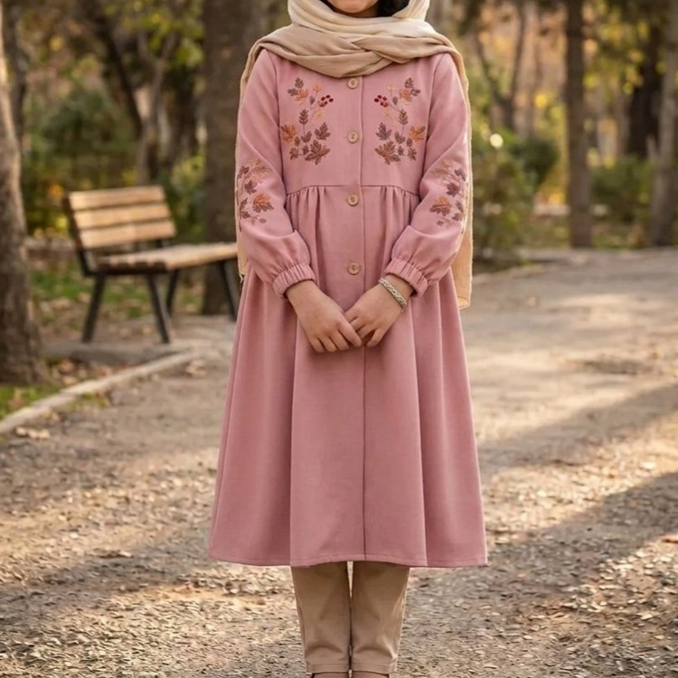 مانتو دخترانه پک 4 عددی