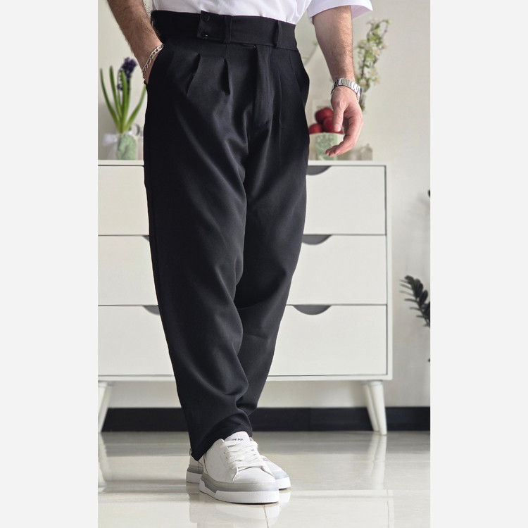 شلوار پارچه ای کمر انگلیسی پیله خور پارچه مازراتی