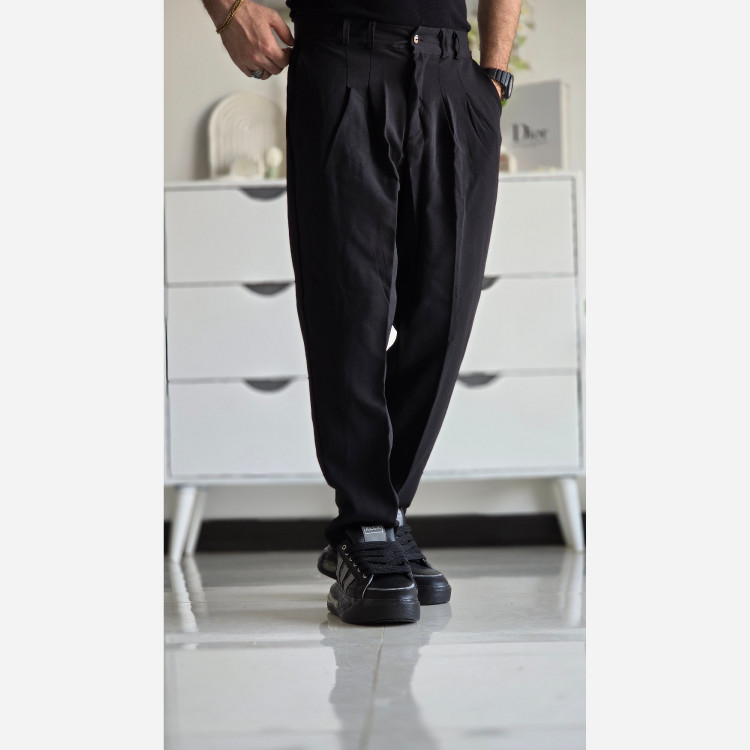 شلوار پارچه ای مردانه پیله دار پارچه مازراتی