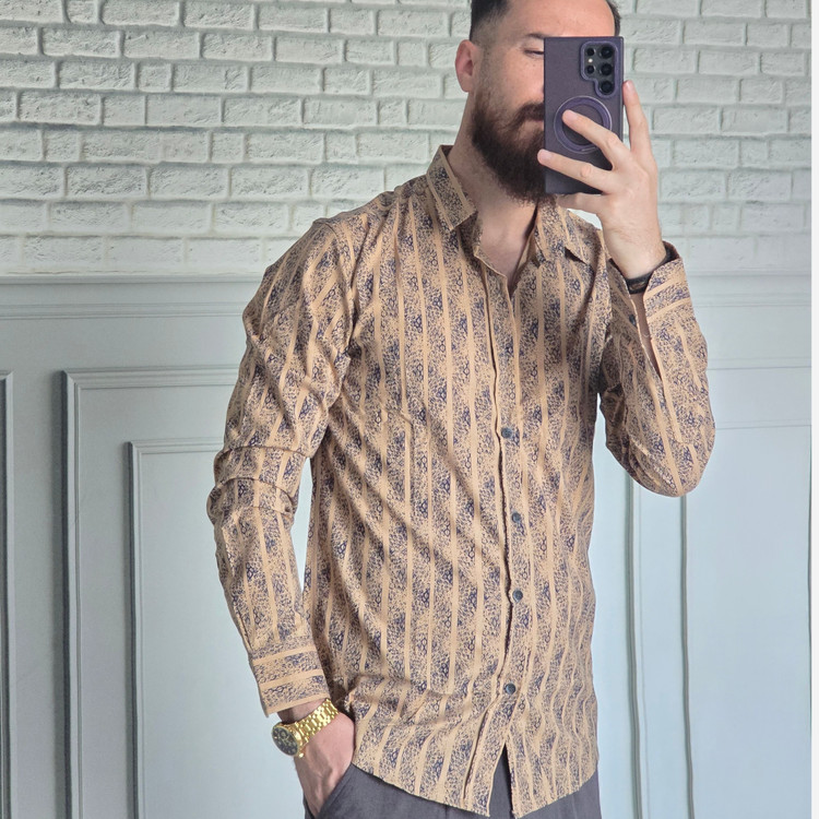 پیراهن استین بلند مردانه