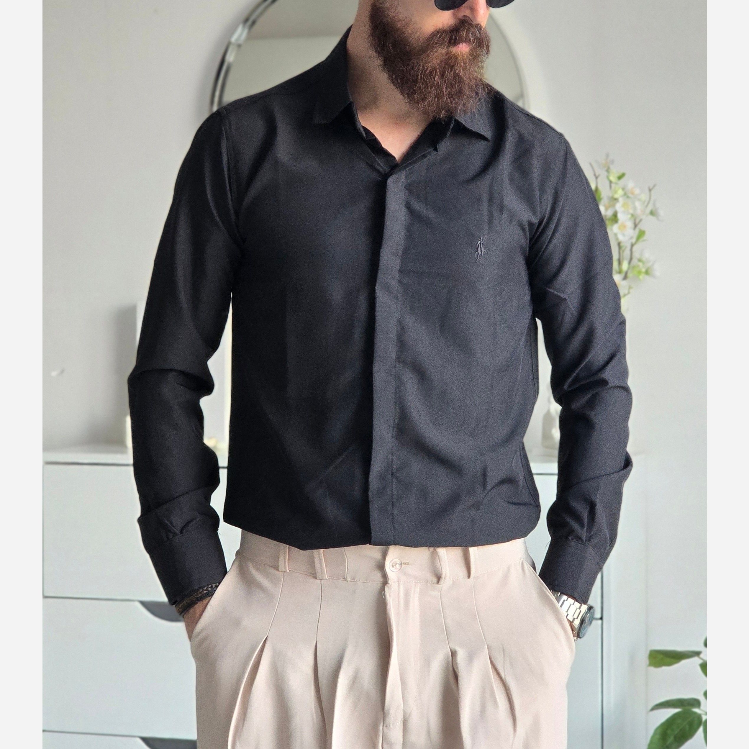 پیراهن مجلسی مردانه پارچه دوشین