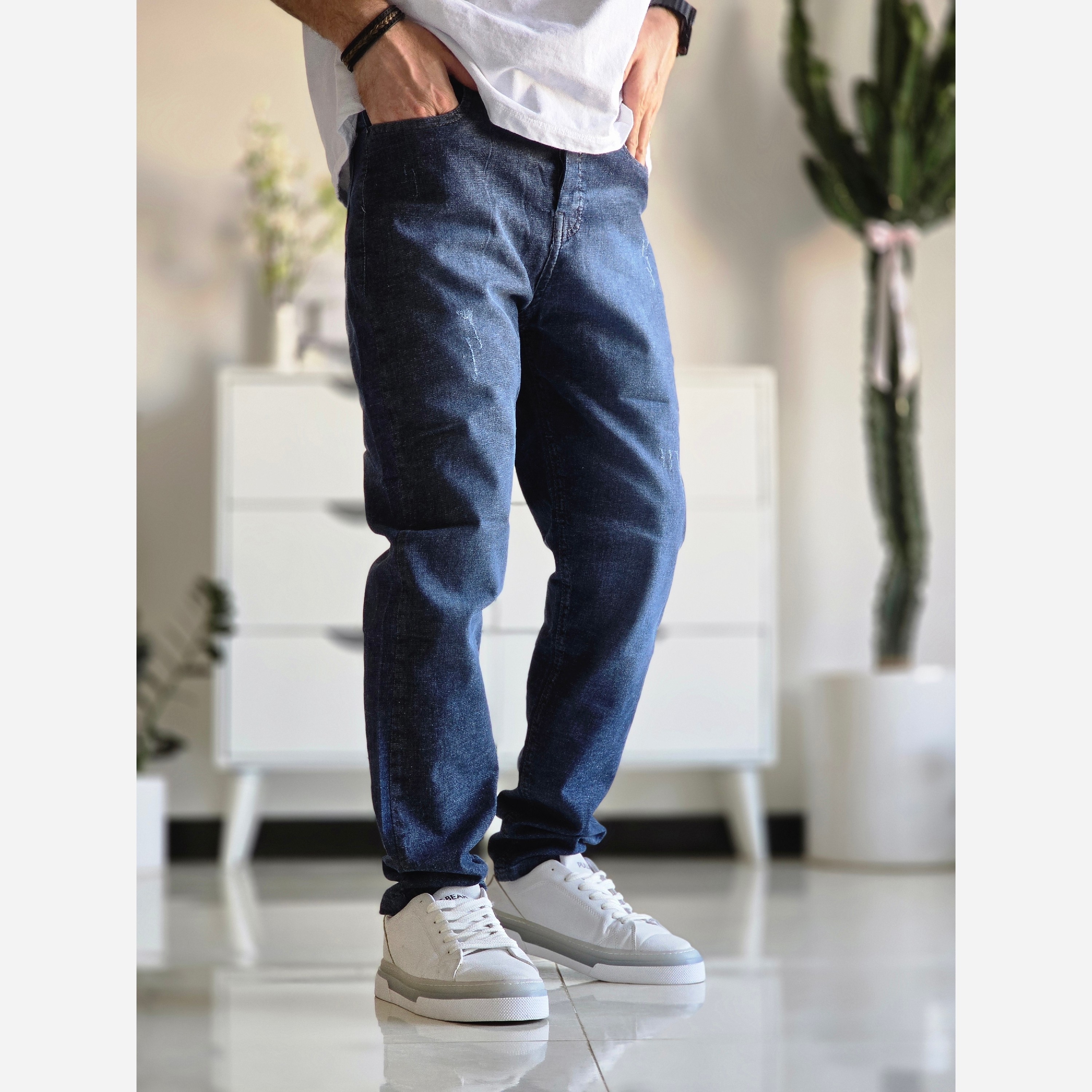 شلوار جین جذب مردانه تک سایز