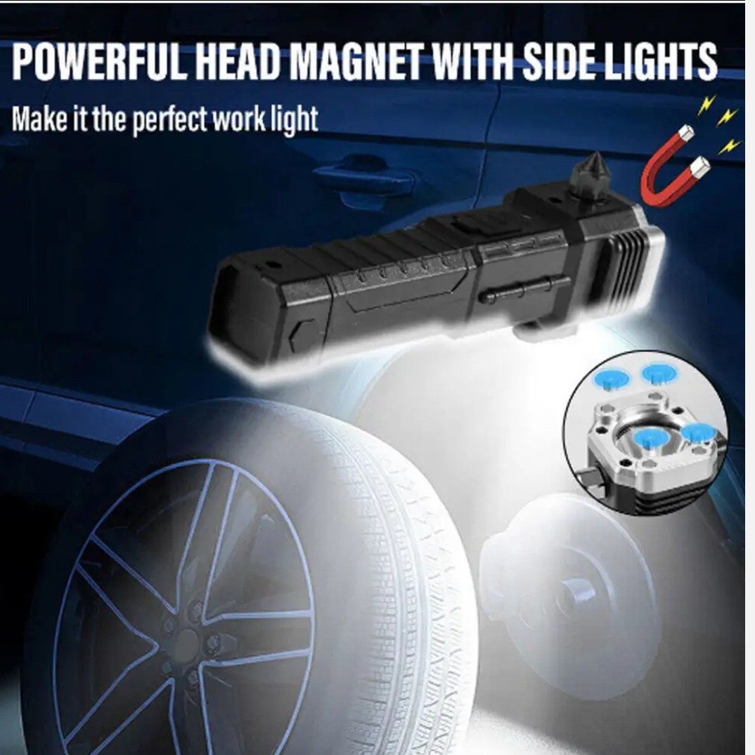 چراغ قوه شارژی 8 کاره مدل LED TORCH