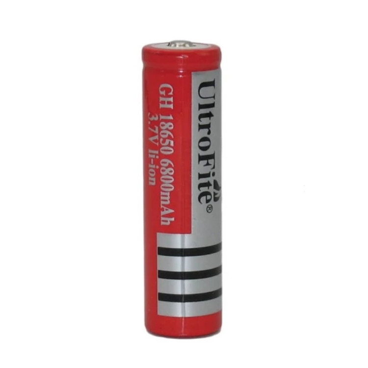 باتری شارژی لیتیوم استوانه ای UltroFite GH18650 6800mAh