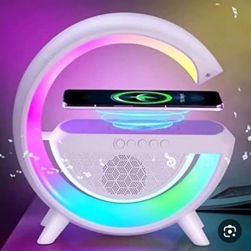 اسپیکر بلوتوثی رقص نور دار دارای شارژر وایرلس (بزرگ)