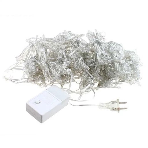 ریسه ده متری سوزنی rgb برقی، کنترلی و ریموت دار، هفت رنگ