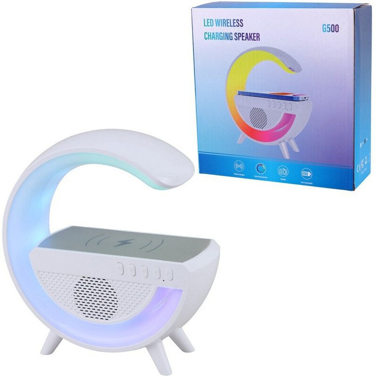 اسپیکر G500 miniچند کاره،شارژر وایرلس،رقص نور،فلش خور،رم خور،