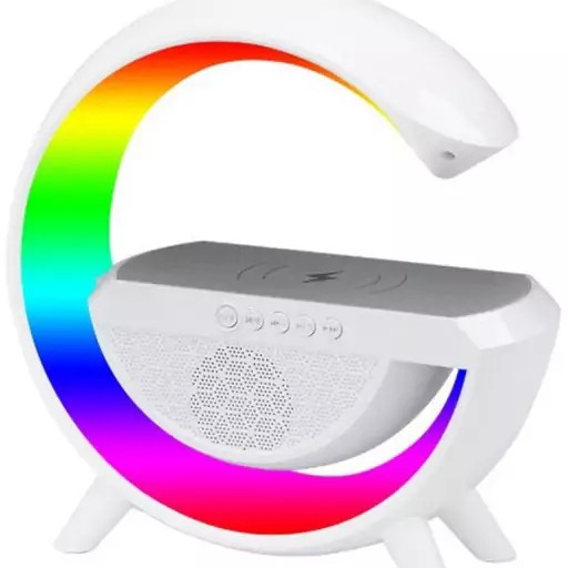 اسپیکر G500 miniچند کاره،شارژر وایرلس،رقص نور،فلش خور،رم خور،