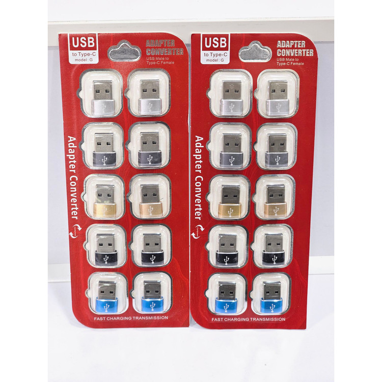 تبدیل شارژر تایپ سی به usb فلزی درجه1