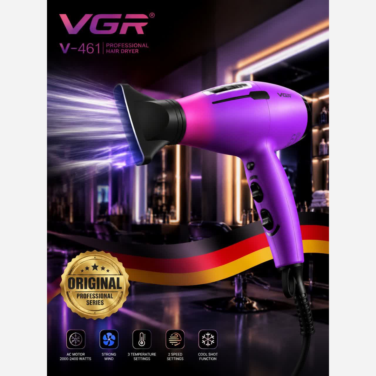 سشوار وی جی آر مدل V-461با گارانتی گلد و اقساطی