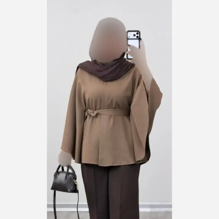 شنل زنانه روژان جنس مازراتی درجه یک فری سایز